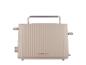 Grille-pain beige SilverCrest avec design nervuré et contrôle du dorage