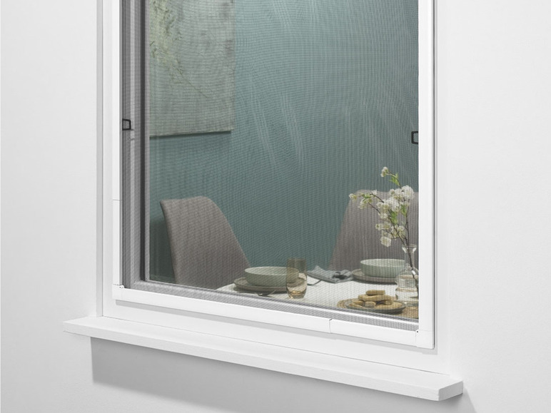Aller en mode plein écran : LIVARNO home Moustiquaire de fenêtre à cadre télescopique, 120 x 140 cm - Image 5
