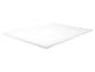 Un surmatelas blanc.