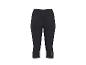 Legging de sport noir femme 3/4 avec bande réfléchissante
