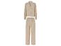 Pyjama beige à manches longues et pantalon.