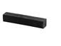 Un bâton de charbon de bois noir rectangulaire.
