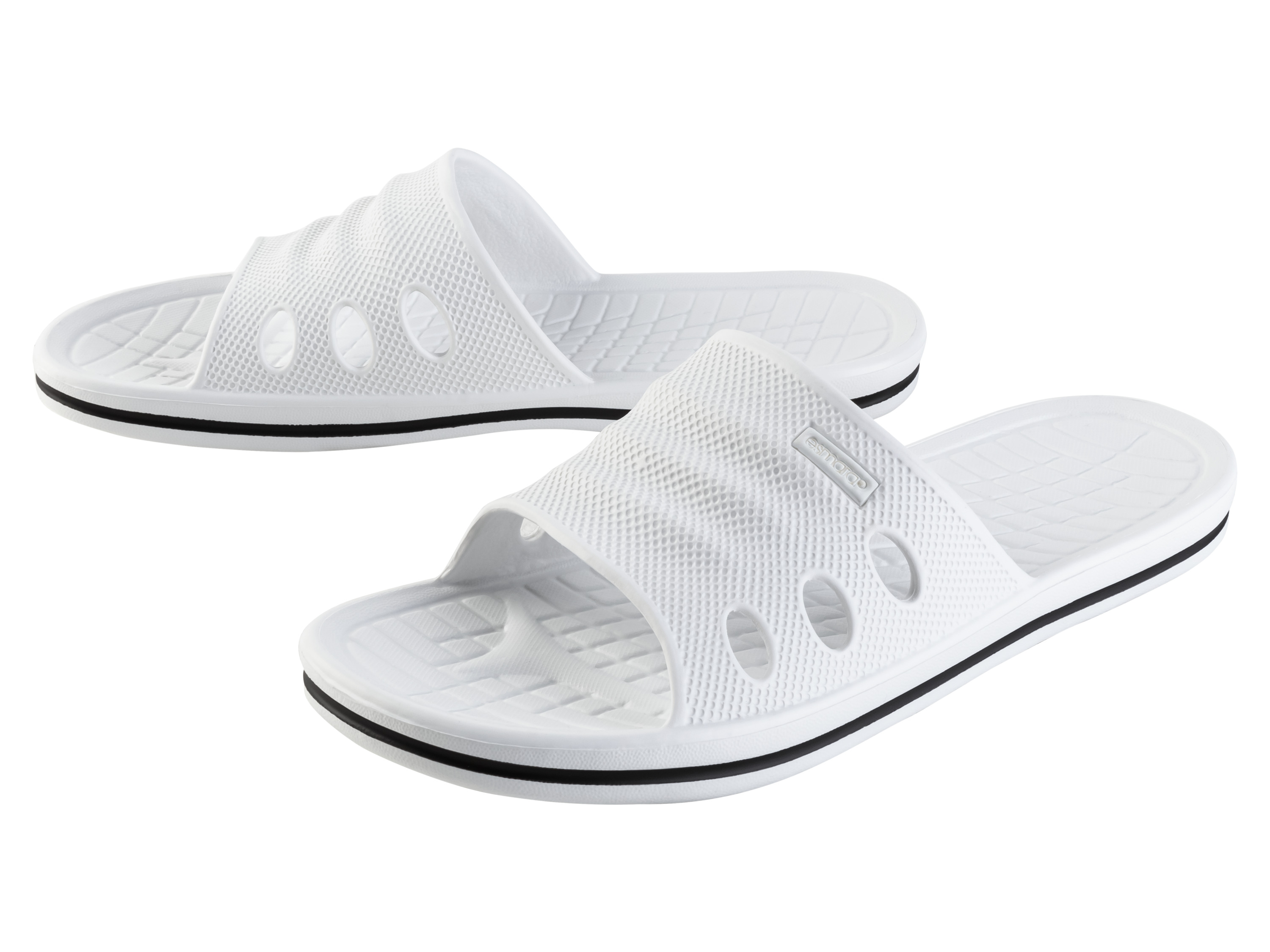 esmara® Mules de bain femme (38, blanc)