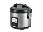 Cuiseur à riz SilverCrest argenté et noir avec poignée et boutons