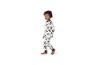 Enfant en pyjama blanc Mickey Mouse
