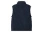 Gilet polaire bleu foncé, vue de dos