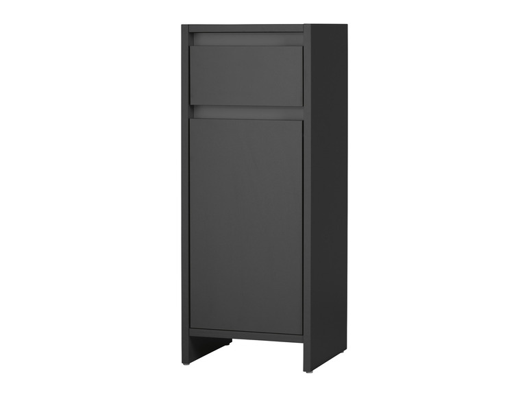 Aller en mode plein écran : LIVARNO home Armoire latérale de salle de bains Oslo, 32 x 80 x 28 cm, anthracite - Image 9