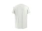 T-shirt blanc pour homme à manches courtes, vue de dos.