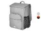 Sac à dos isotherme gris Crivit avec poches.
