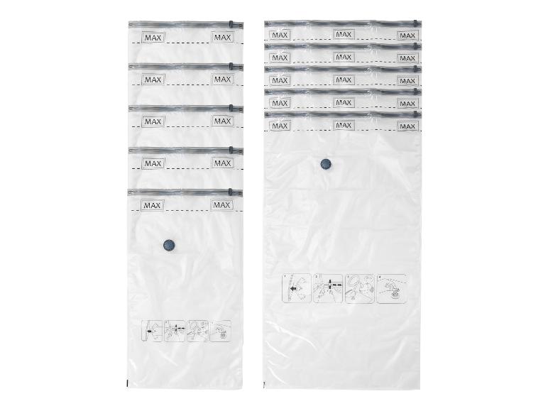 W5 Lot de 10 sacs de rangement sous vide
