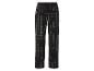 Pantalon noir à carreaux.