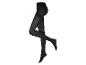 Collants noirs sur un mannequin