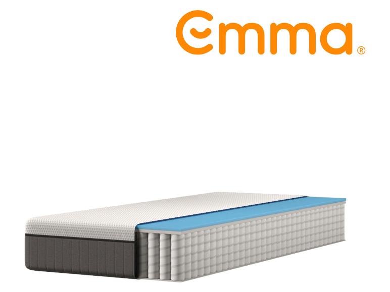 Matelas Emma : vue détaillée des couches.