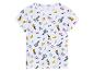 T-shirt enfant, motif été : ananas, pastèques, glaces, palmiers.