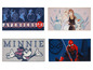 Tapis avec des motifs Avengers, Frozen, Minnie Mouse et Spiderman