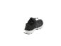 Vue arrière d'une chaussure de sport noire.
