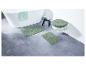 Tapis de bain et housse de toilette en vert menthe.
