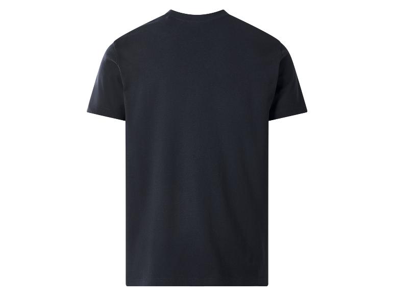 T-shirt bleu foncé pour homme, vue de dos