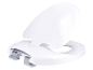 Réducteur de siège de toilette pour enfant blanc.