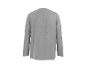T-shirt gris à manches longues pour homme, vue arrière