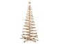 Sapin de Noël en bois avec une étoile au sommet