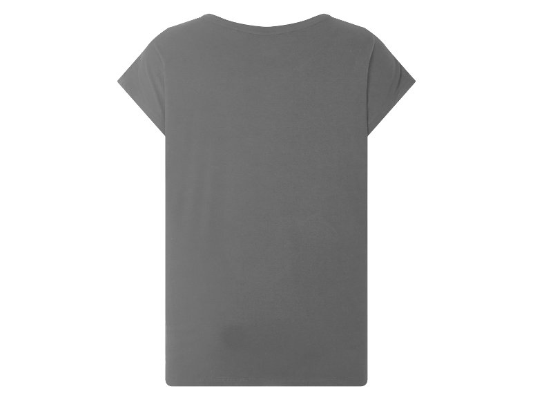 T-shirt noire à manches courtes pour femme.