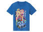T-shirt bleu avec des voitures Batman et le texte 'Time for Action!'