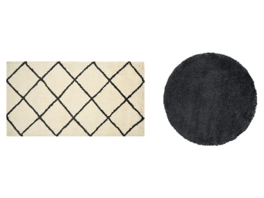 LIVARNO home Tapis à poils longs, 80 x 150 cm ou Ø 100 cm