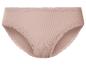 Culotte beige avec dentelle.