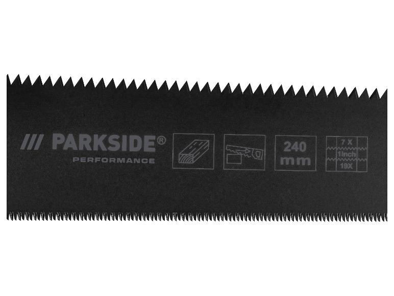 Lame de scie de 240 mm de long, 7 dents par pouce, pour bois et plastique