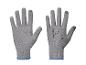 Une paire de gants de travail gris Parkside.