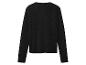 Pull en maille noir à manches longues et col rond