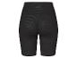Leggings de sport noirs à imprimé zèbre.
