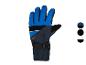 Gants de ski CRIVIT bleus et bleu foncé avec sangle réglable