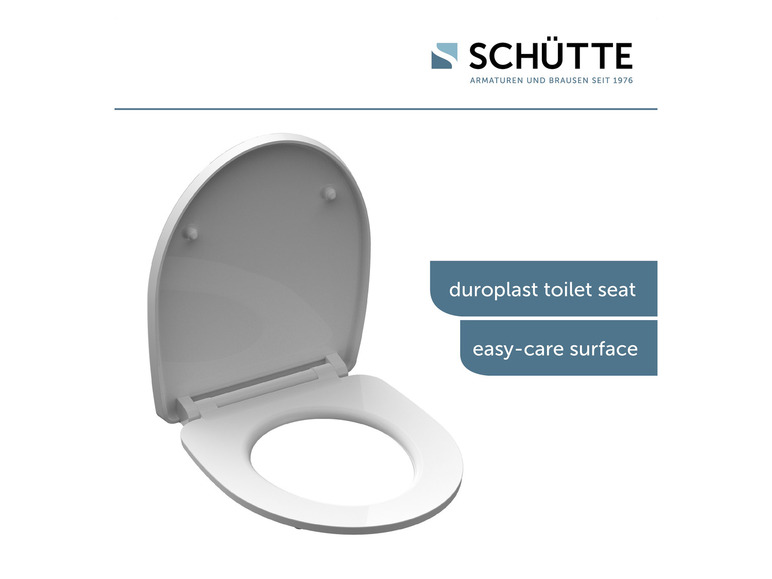 Aller en mode plein écran : Schütte Abattant WC High Gloss, avec fermeture en douceur - Image 48