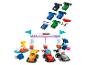 Ensemble de construction LEGO Duplo Formule 1 avec voitures de course et arche de départ/arrivée.