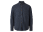 Chemise homme bleu marine à manches longues.