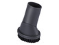 Une tête de brosse noire pour un aspirateur.