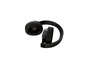 Casque audio noir circum-aural avec un logo R.