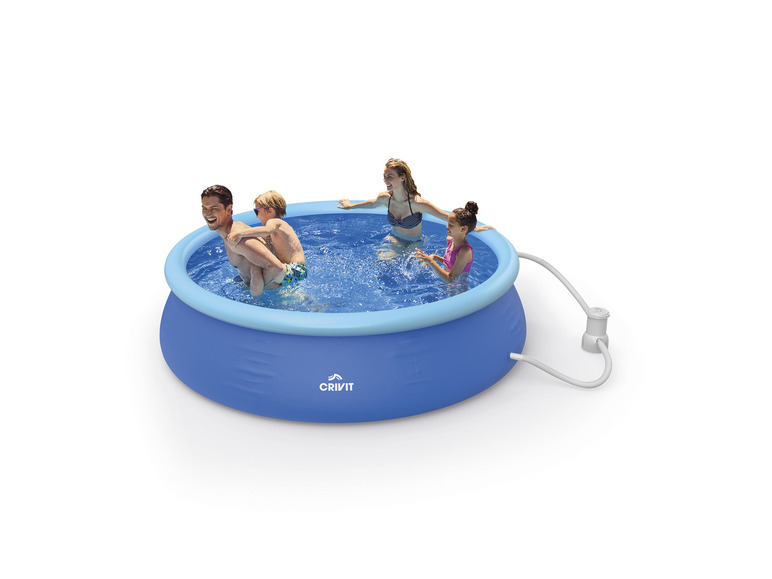 Aller en mode plein écran : CRIVIT Piscine Quick-up avec pompe de filtration, Ø 240 x 63 cm - Image 3