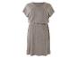 Robe beige, style décontracté, coupe ample.