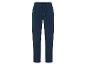 Un pantalon bleu marine avec cordon de serrage.