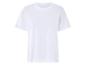 T-shirt blanc à manches courtes.