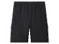 Shorts cargo noirs pour hommes avec taille élastique