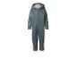 Combinaison imperméable pour enfants avec capuche et détails réfléchissants, grise