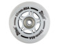 Roue de patin à roulettes Crivit blanche de 80 mm.