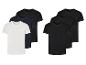 Lots de t-shirts unis : blanc, noir et marine.