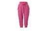 Pantalon de jogging fuchsia pour fille avec taille élastique et cordon de serrage