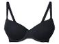 Soutien-gorge noir, style t-shirt.