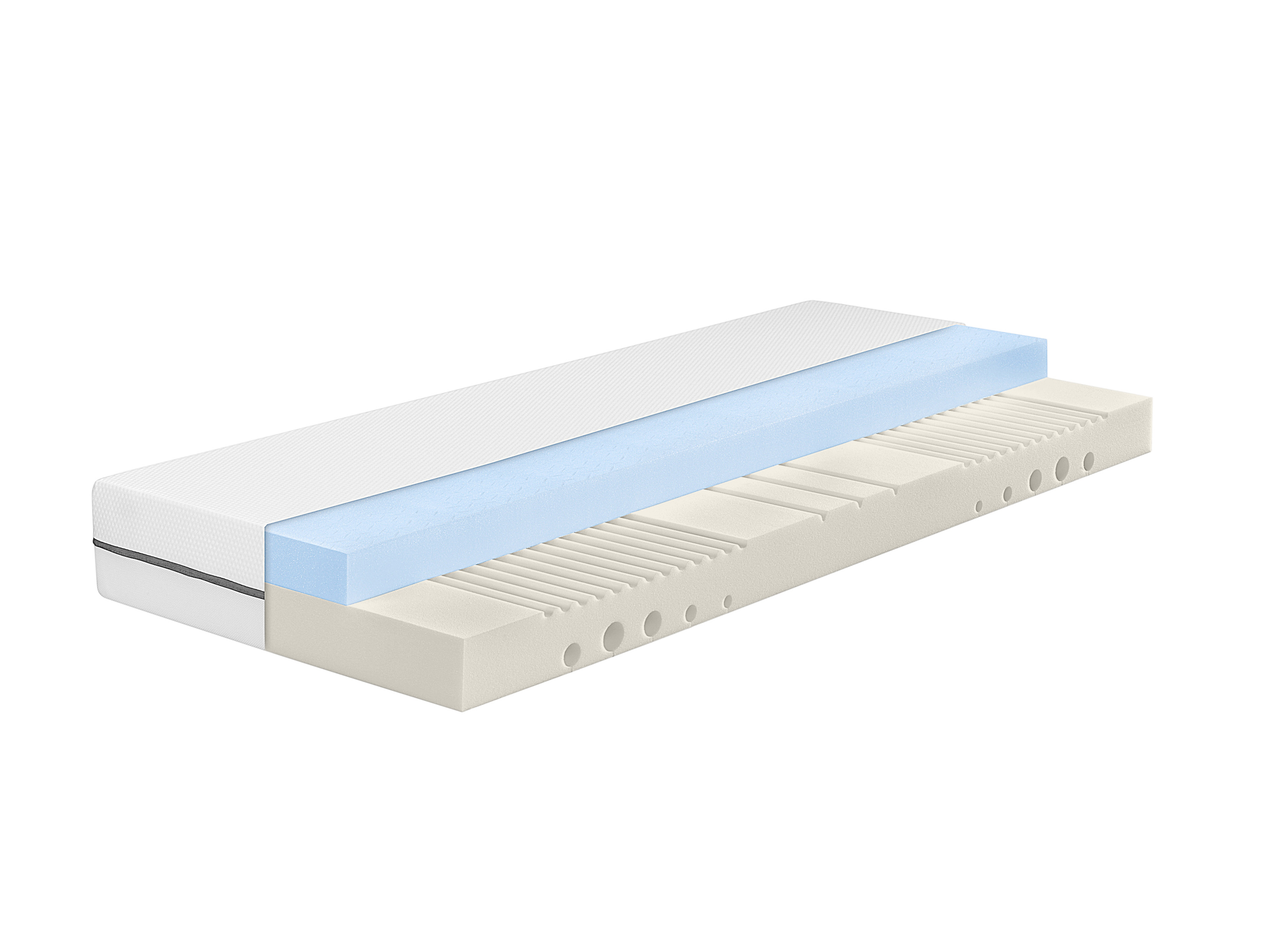 LIVARNO home Matelas en mousse hybride Comfort Plus, 7 zones, H3